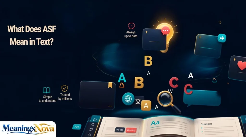What Does ASF Mean in Text?