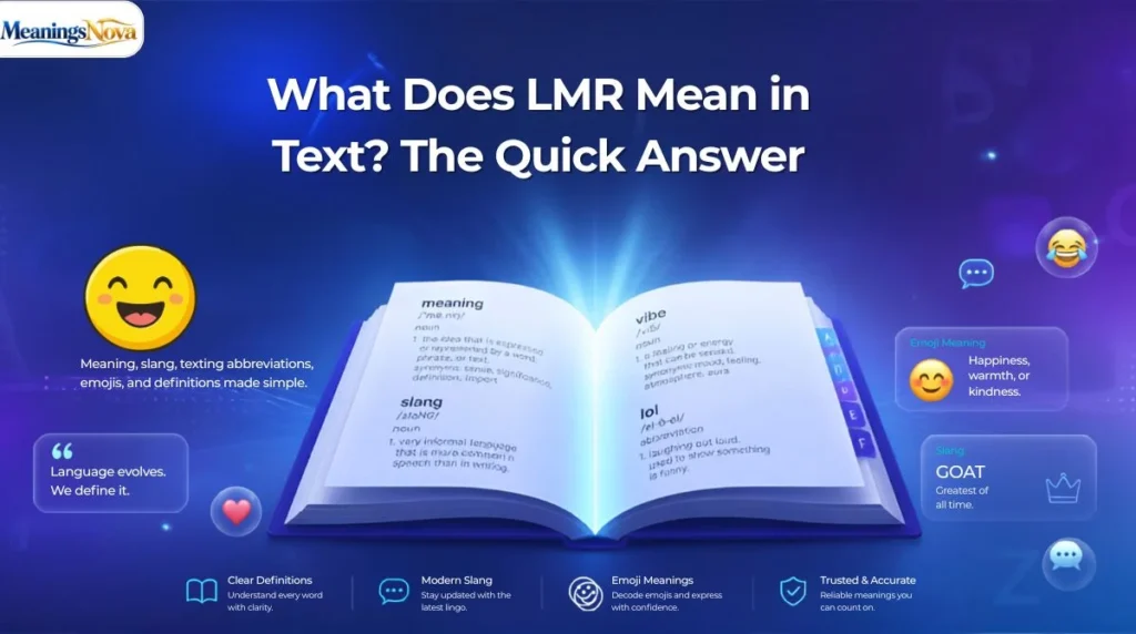 What Does LMR Mean in Text? The Quick Answer