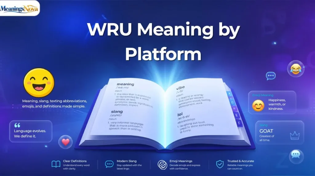 WRU Meaning by Platform