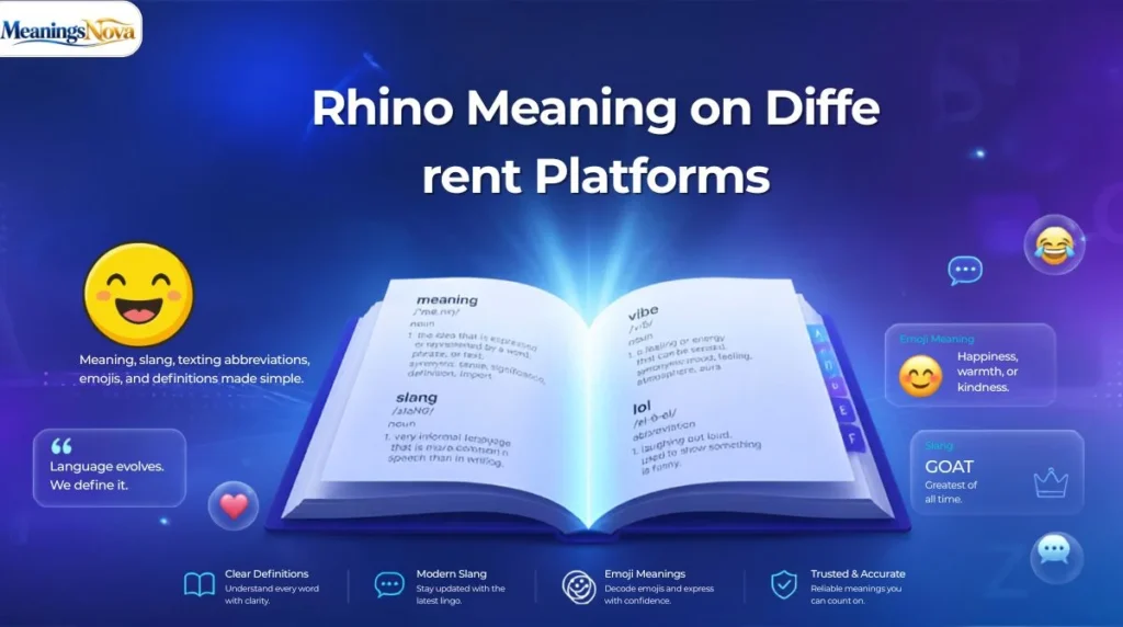 Rhino Meaning on Different Platforms