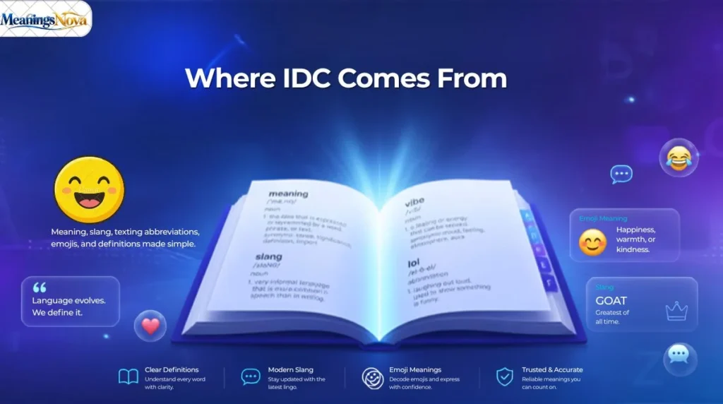 Where IDC Comes From