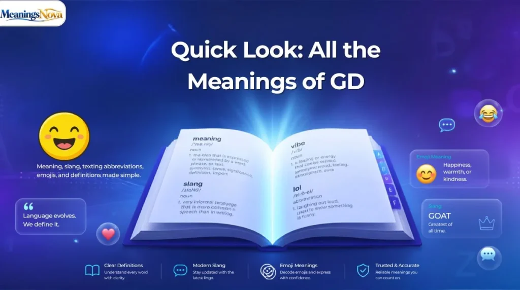 Quick Look: All the Meanings of GD