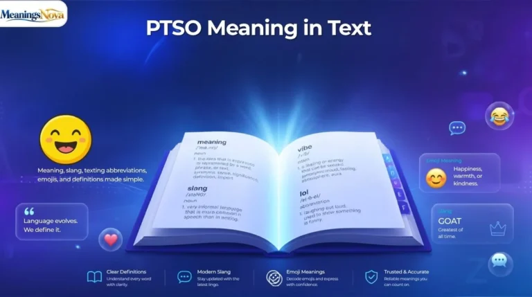 PTSO Meaning in Text
