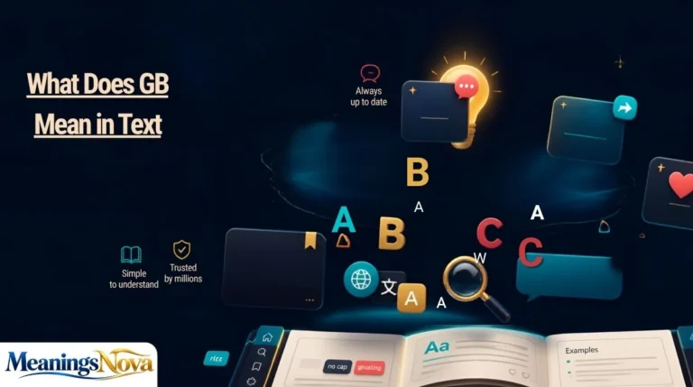 What Does GB Mean in Text