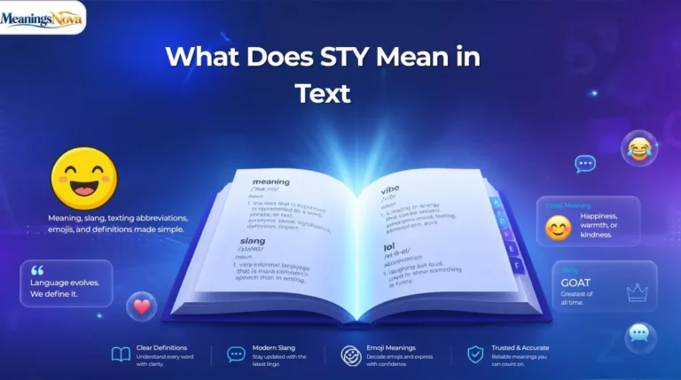 What Does STY Mean in Text