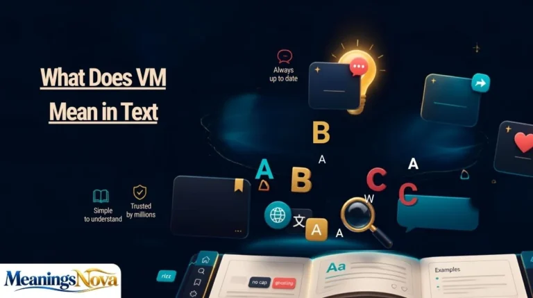 What Does VM Mean in Text