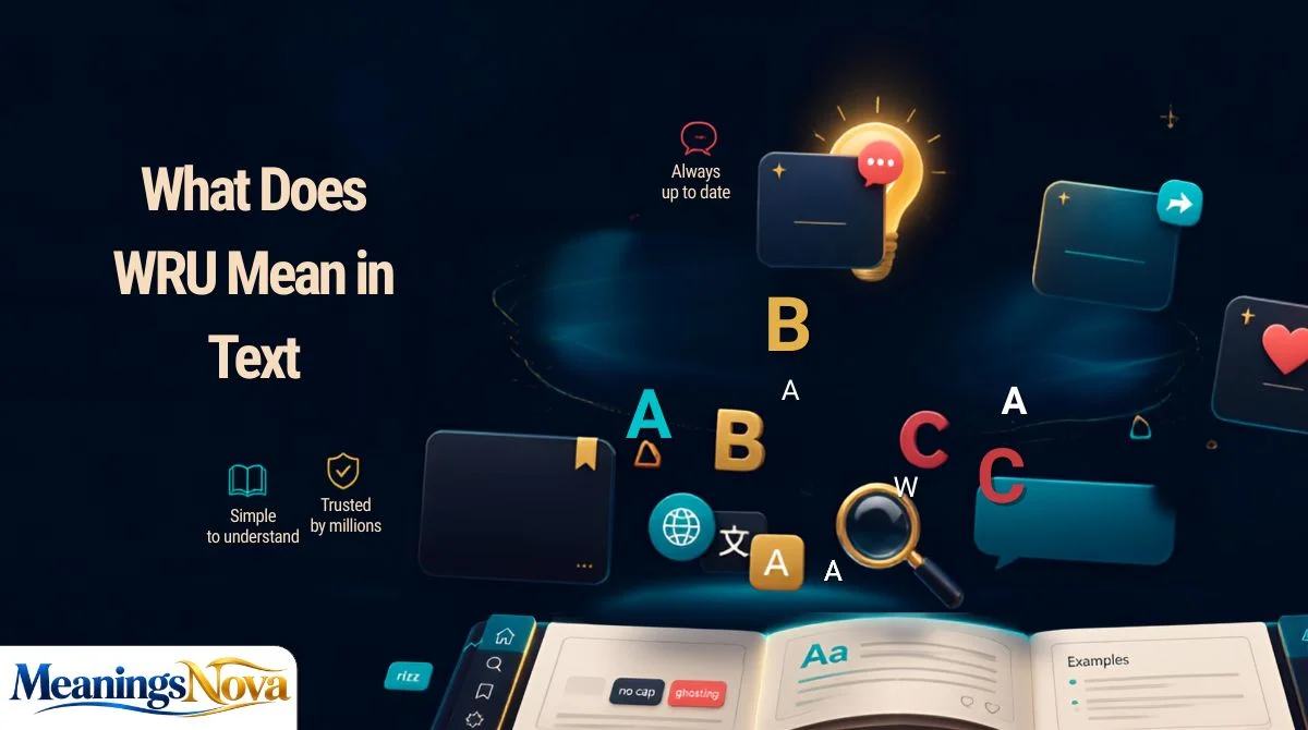 What Does WRU Mean in Text