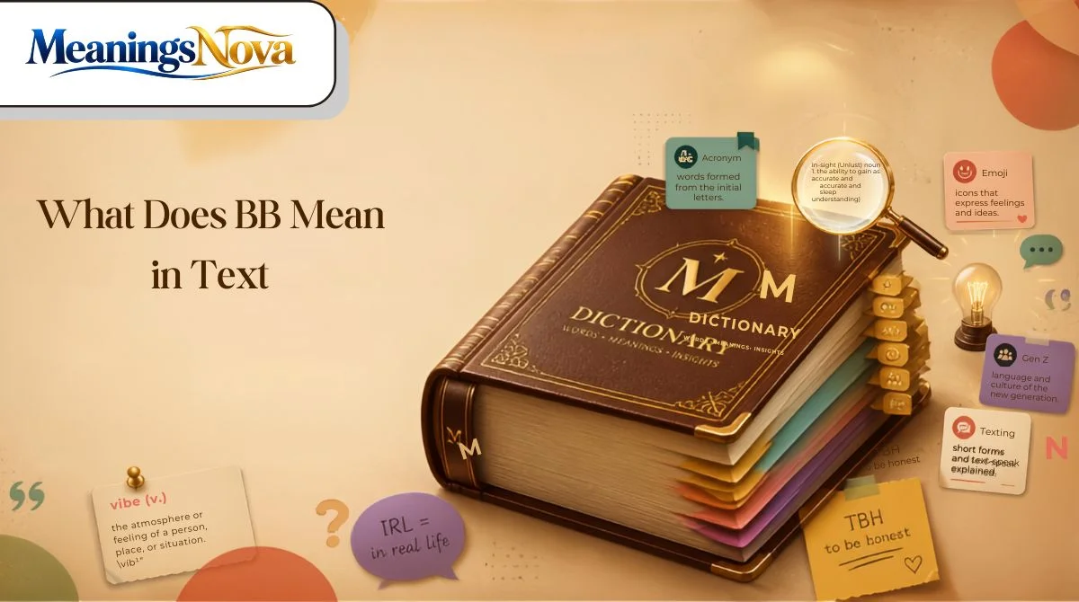 What Does BB Mean in Text