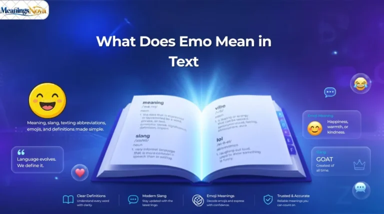 What Does Emo Mean in Text