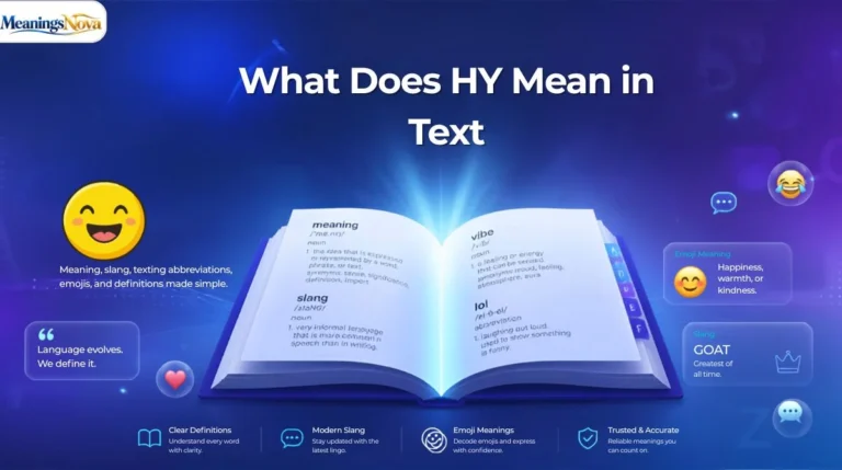 What Does HY Mean in Text
