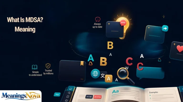 What Is MDSA? Meaning